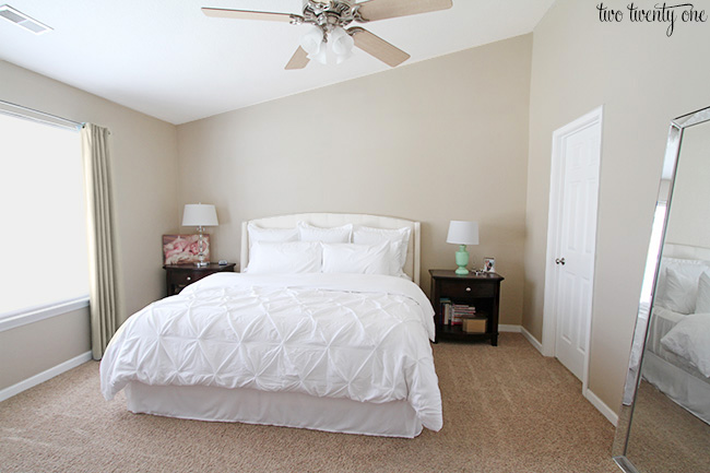 master bedroom paint mock ups