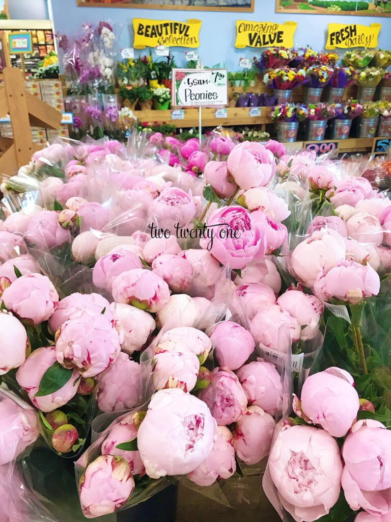 Trader Joe's peonies