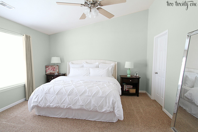 master bedroom paint mock ups