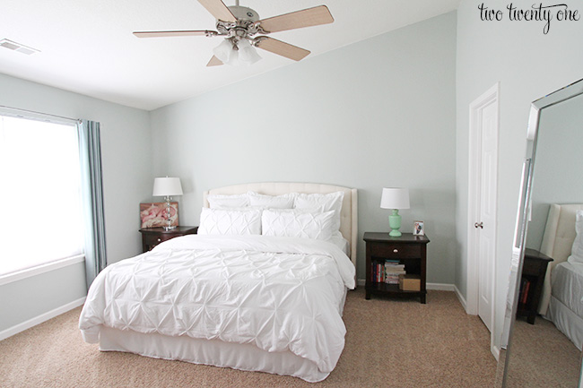 sherwin williams sea salt - master bedroom wall color