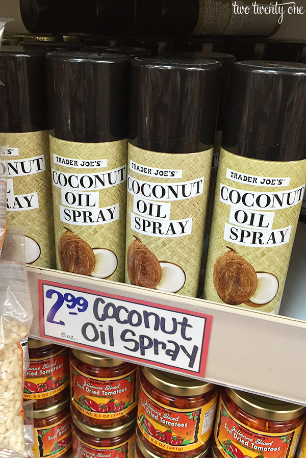 trader joe's coconut oil spray