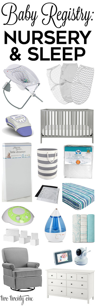 Baby Registry: Nursery And Sleep Products