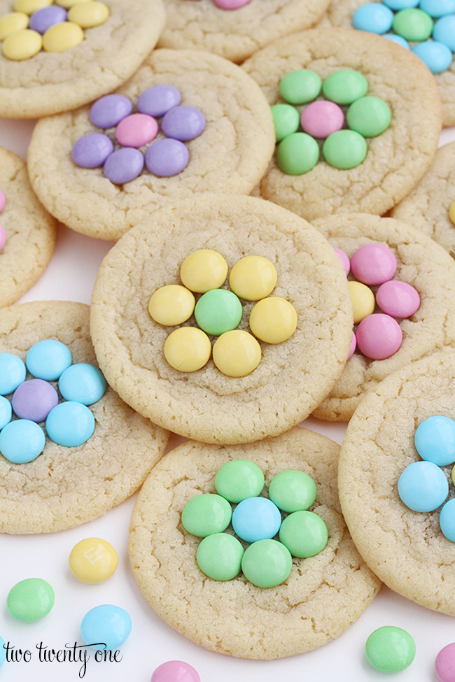 Candy Flower Sugar Cookies