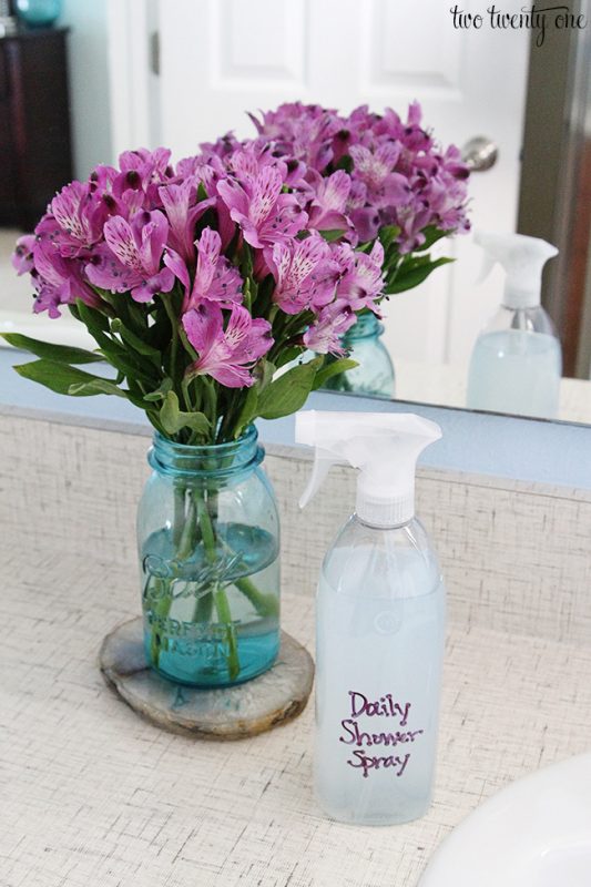 DIY Daily Shower Spray Inexpensive and Effective