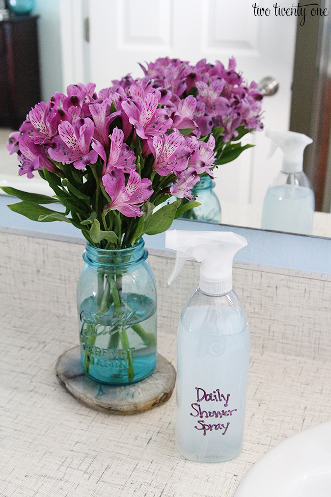 DIY daily shower spray