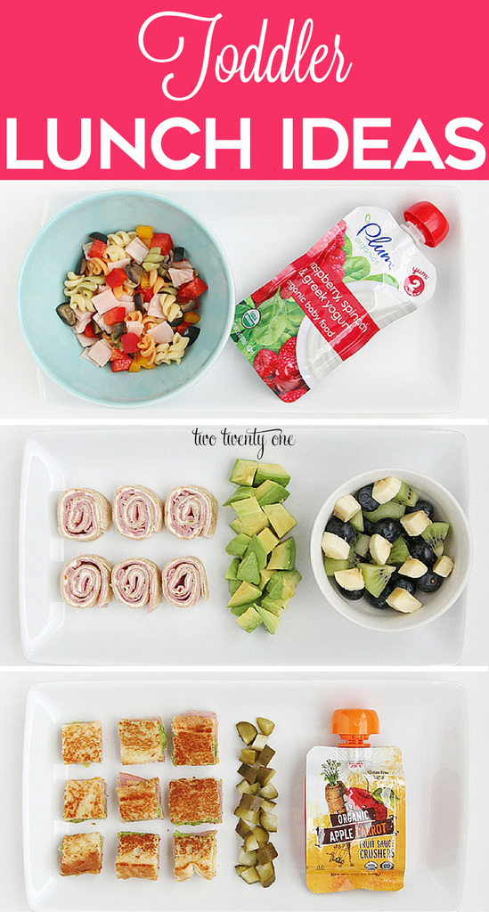 Delicious and nutritious toddler lunch ideas!