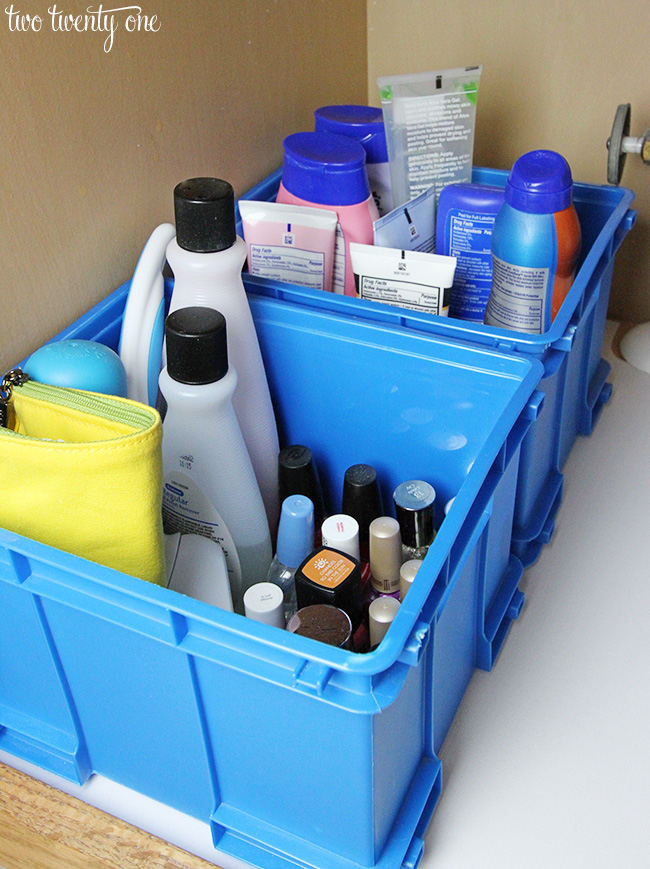 Bathroom Vanity Organization