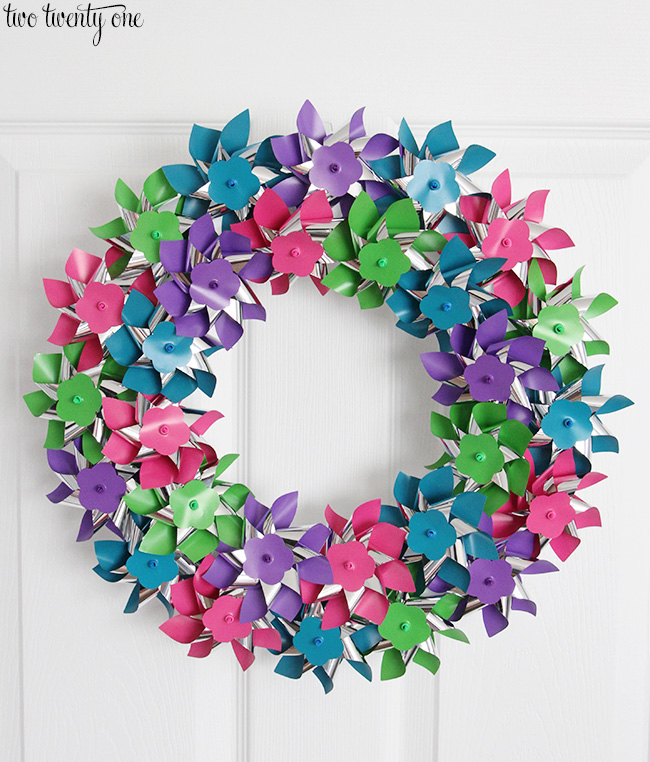 Pinwheel Wreath