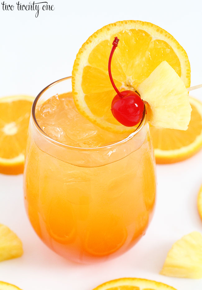 Liquid sunshine cocktail