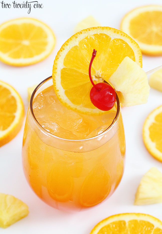 Liquid sunshine cocktail