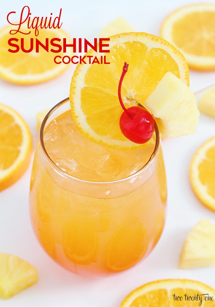 Liquid Sunshine Cocktail