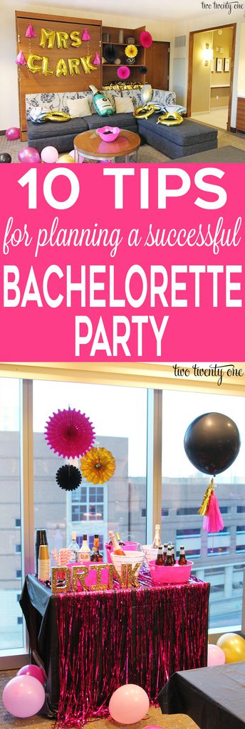 10 tips for planning a successful bachelorette party! Where to find budget-friendly decorations, bachelorette party ideas, bachelorette party games, and more!