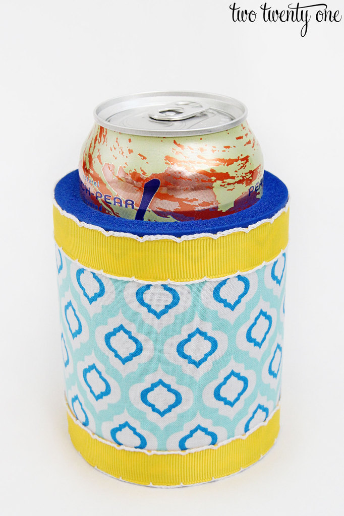 Fabric Covered Koozies