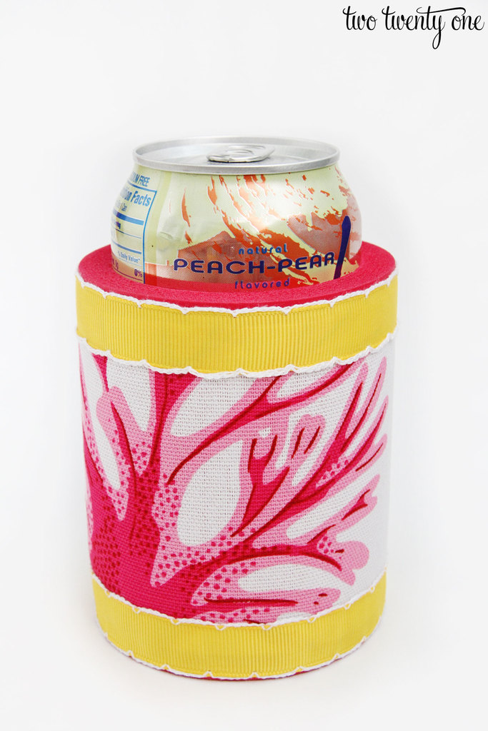 DIY Fabric Covered Koozie