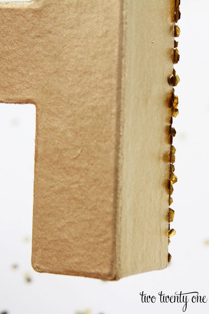 How to Make Glitter Letters