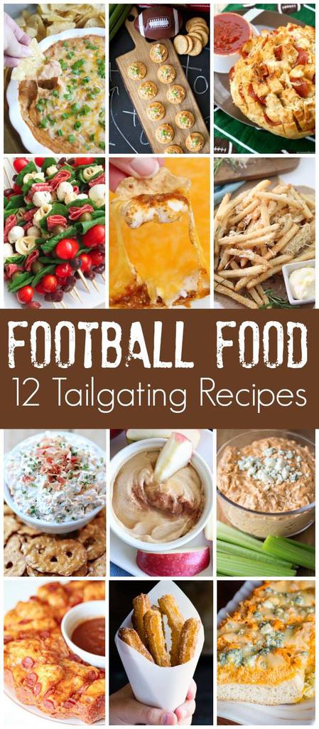 12 tailgating recipes! Perfect for game day!