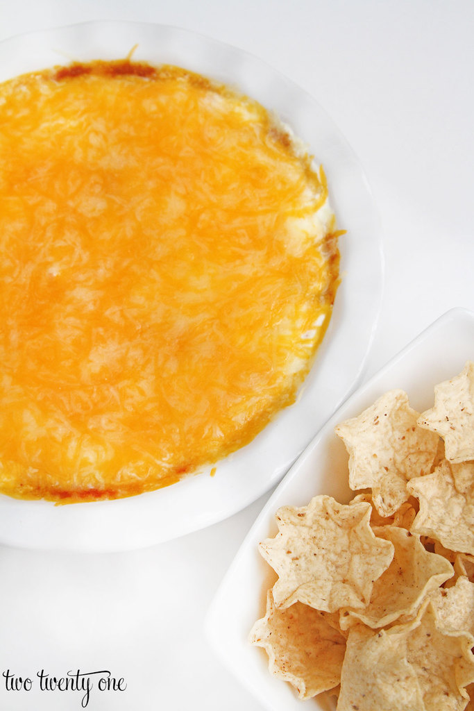 Chili Cheese Dip! Only 3 ingredients and ready in minutes!