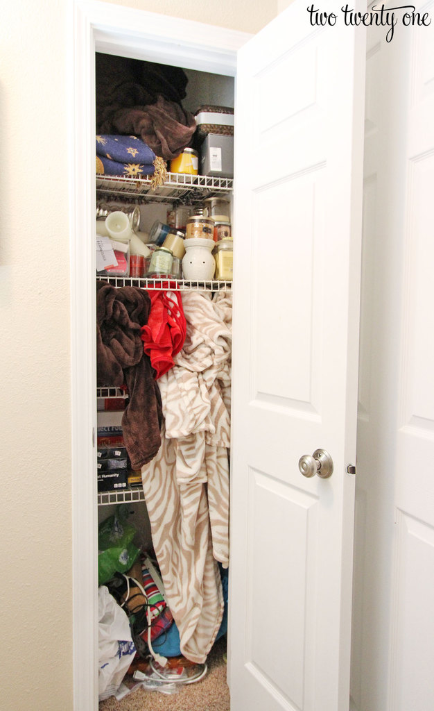 Organized Hall Closet