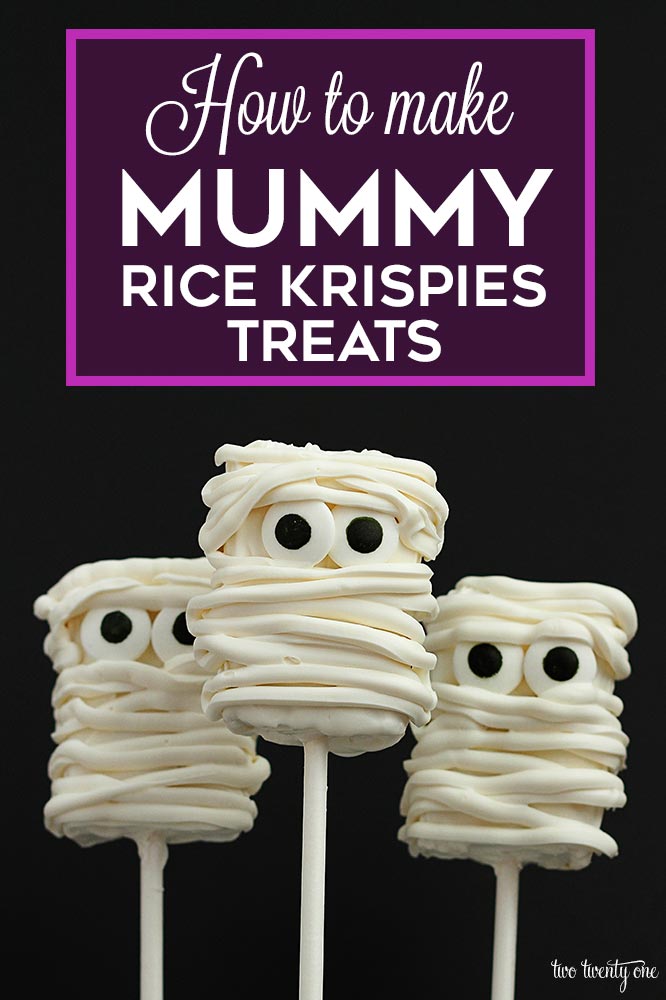 How to make mummy rice krispies treats!