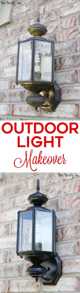 Outdoor light makeover! How to make your outdoor lights look like new without breaking the bank!