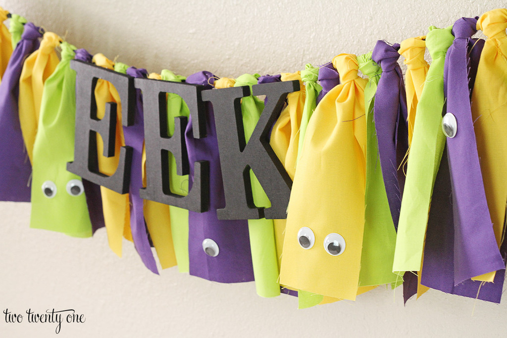 Halloween Fabric Garland