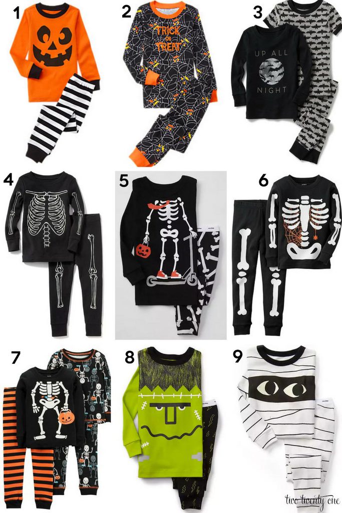 Adorable boy Halloween pajamas!