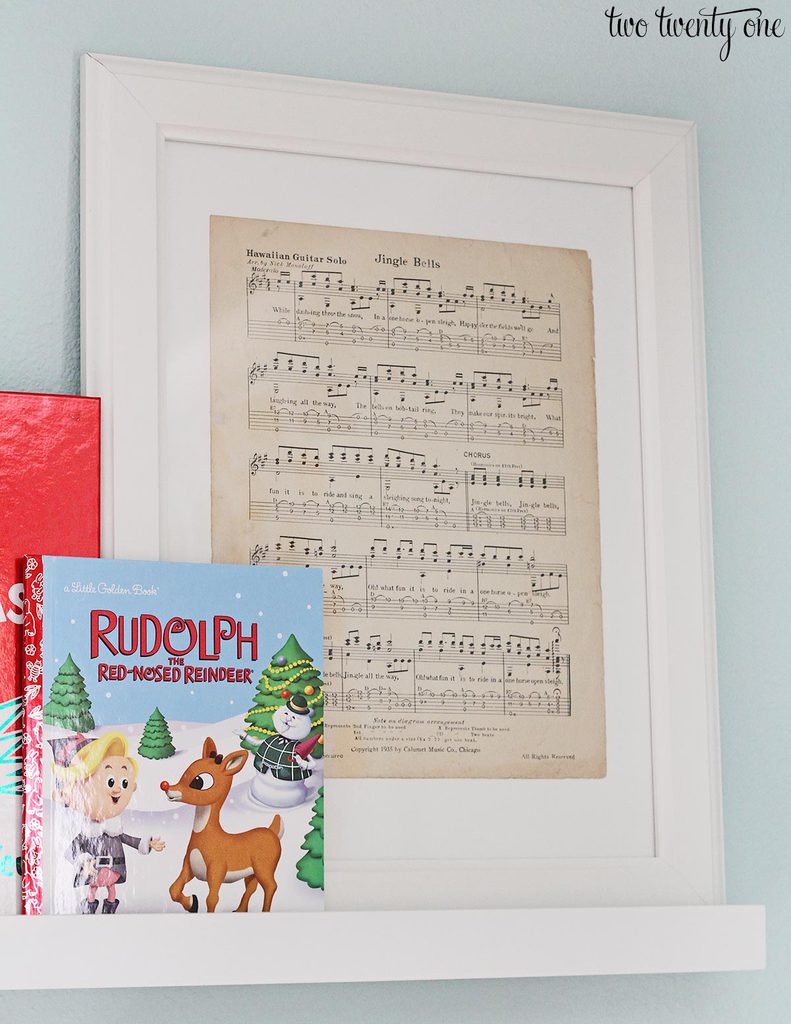 framed-christmas-sheet-music