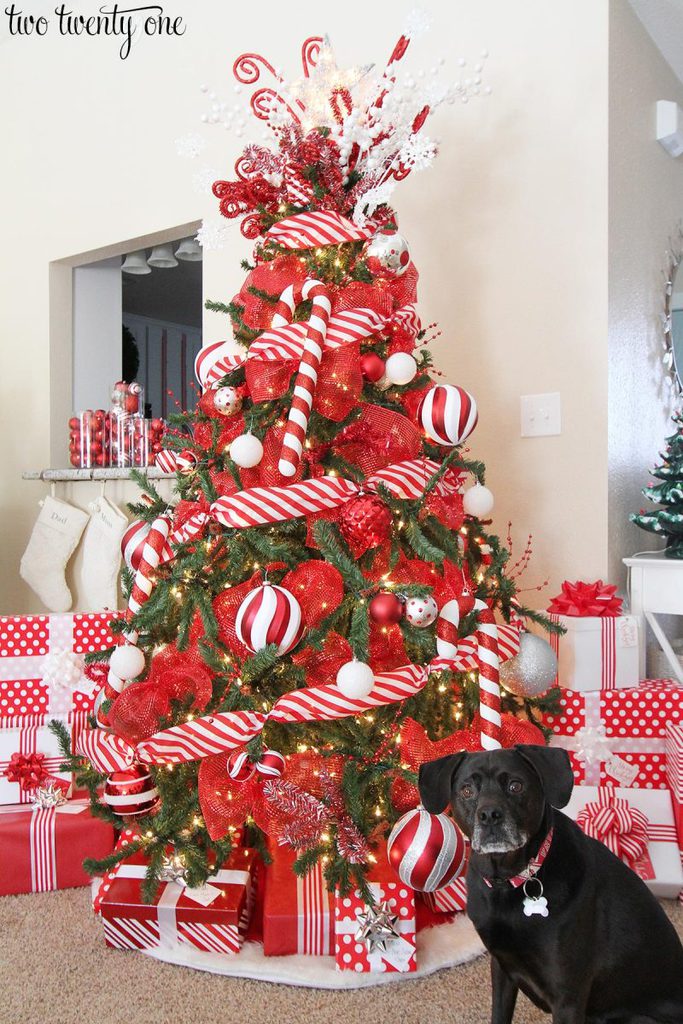 Christmas Tree Ideas Red And White at Mark Marinelli blog