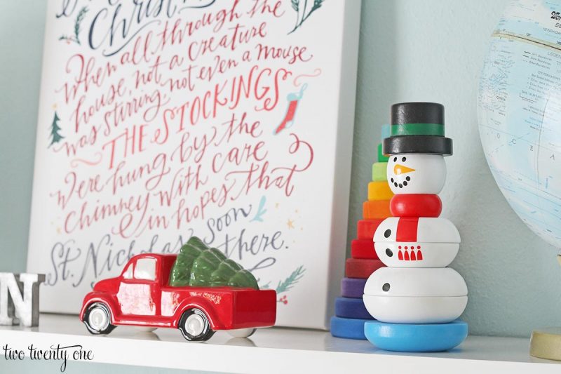 snowman stacker by Melissa and Doug