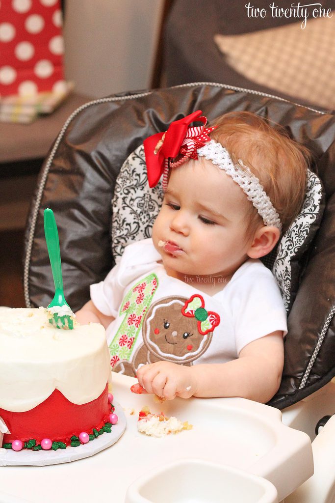 Gingerbread first birthday party! Perfect for a December birthday!