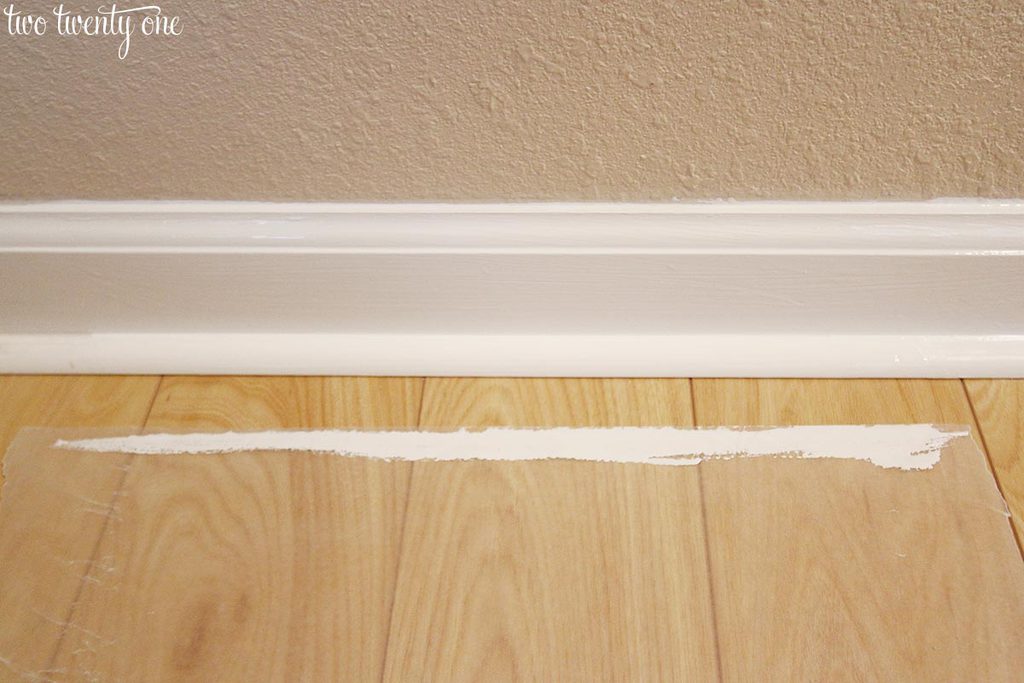how to paint baseboards