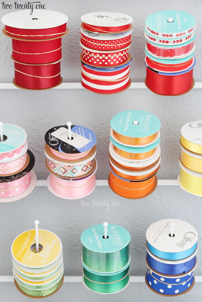 Home Office – Gift Wrap & Ribbon Storage