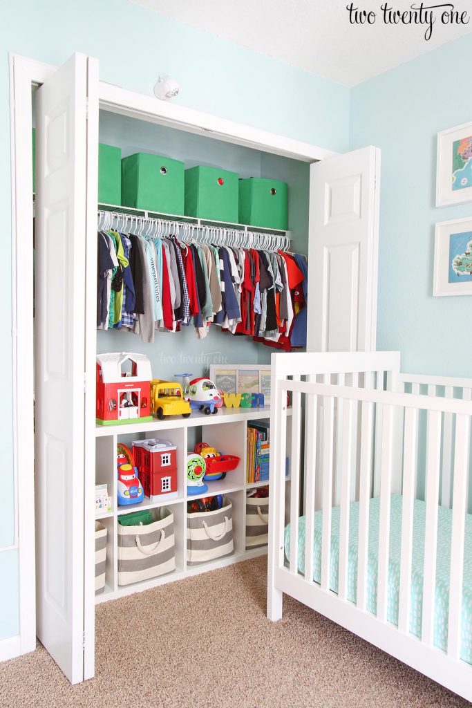 kids closet shelves