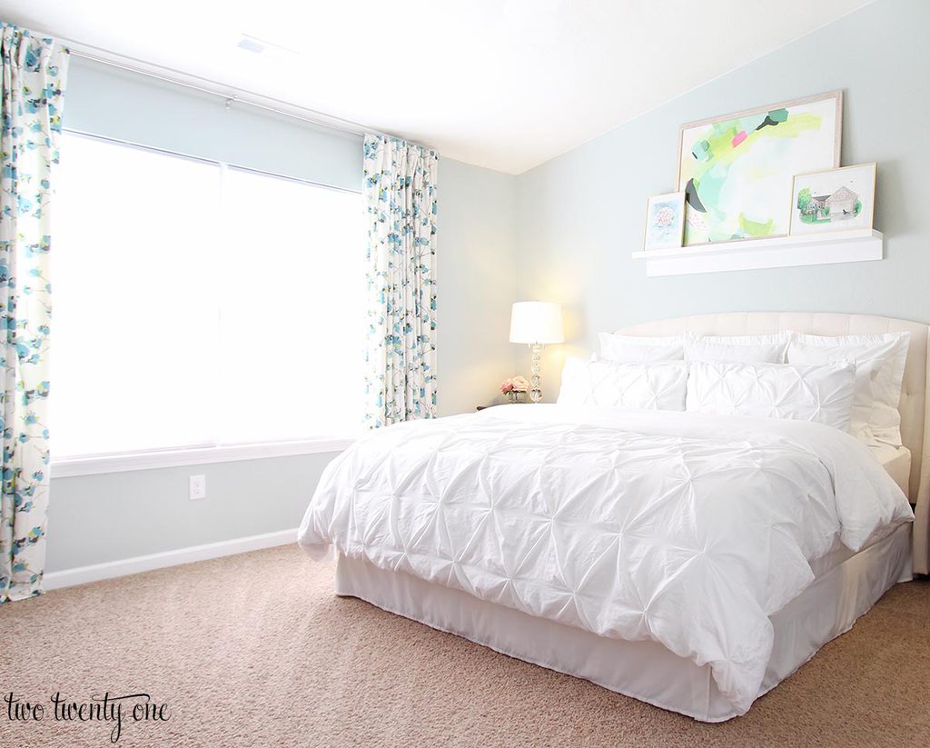Sherwin Williams Sea Salt – Master Bedroom Wall Color
