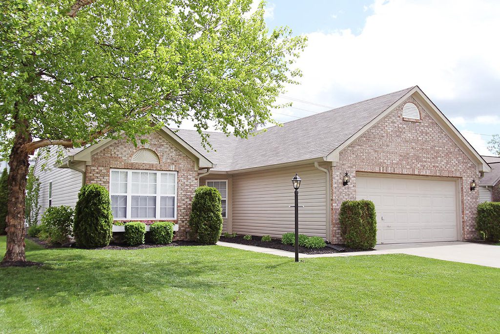 exterior of a one story house