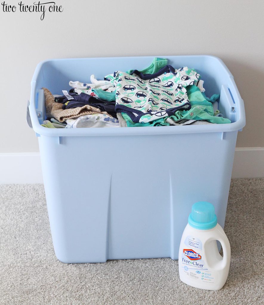 Baby Clothes Prep & Organization