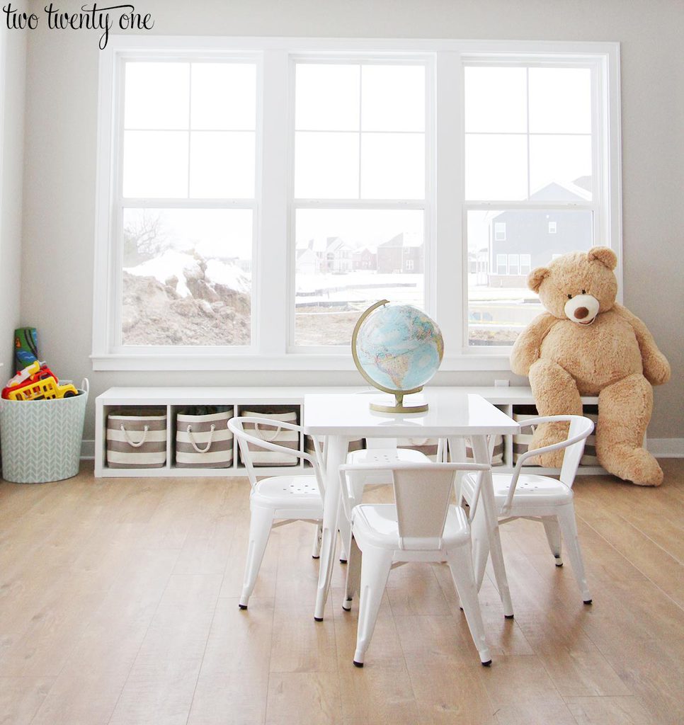 Playroom window seat sales