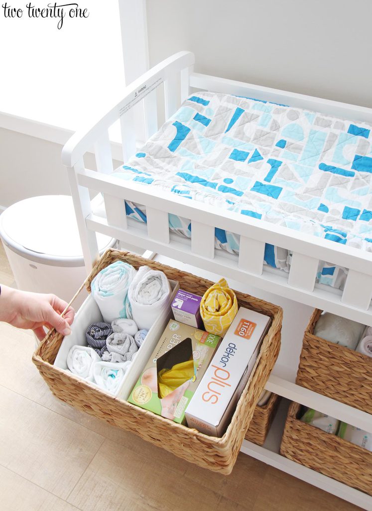 best changing table organizer