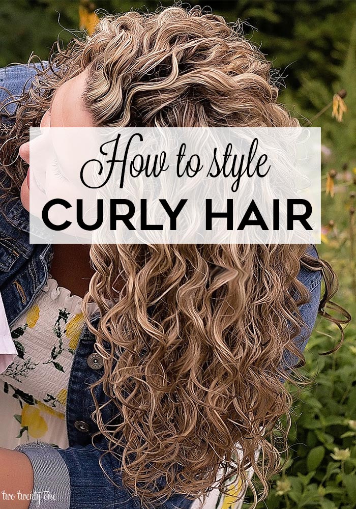 How To Style Curly Hair How To Style Curly Hair