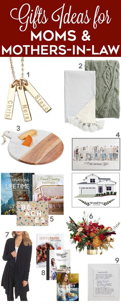 Gift Ideas for Mothers-In-Law and Moms