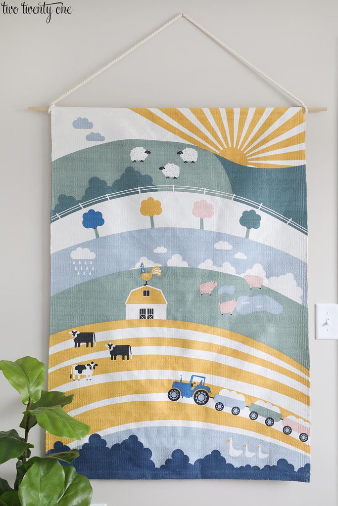 large nursery wall art