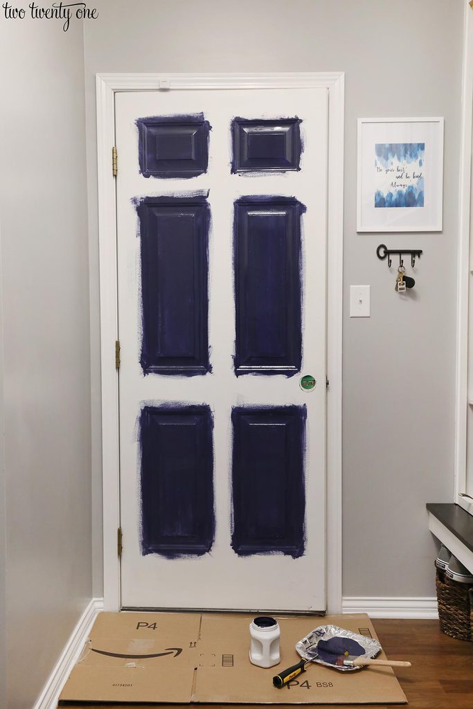 how to paint door