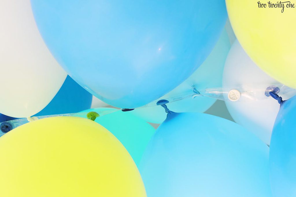 balloons and balloon tape