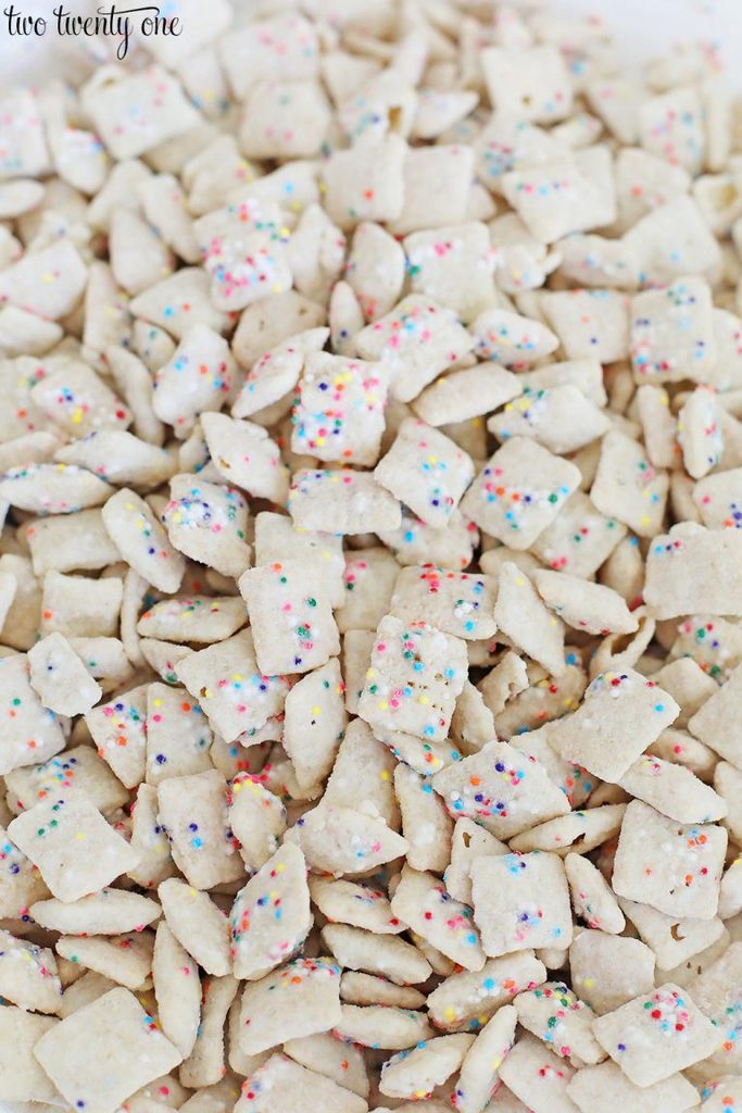 Birthday Cake Puppy Chow