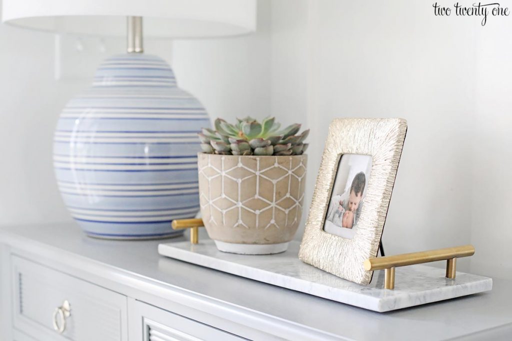 marble tray with handles