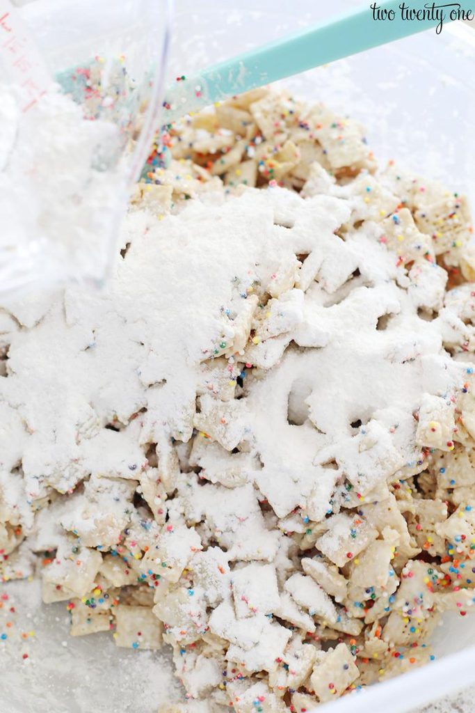 Birthday Cake Puppy Chow