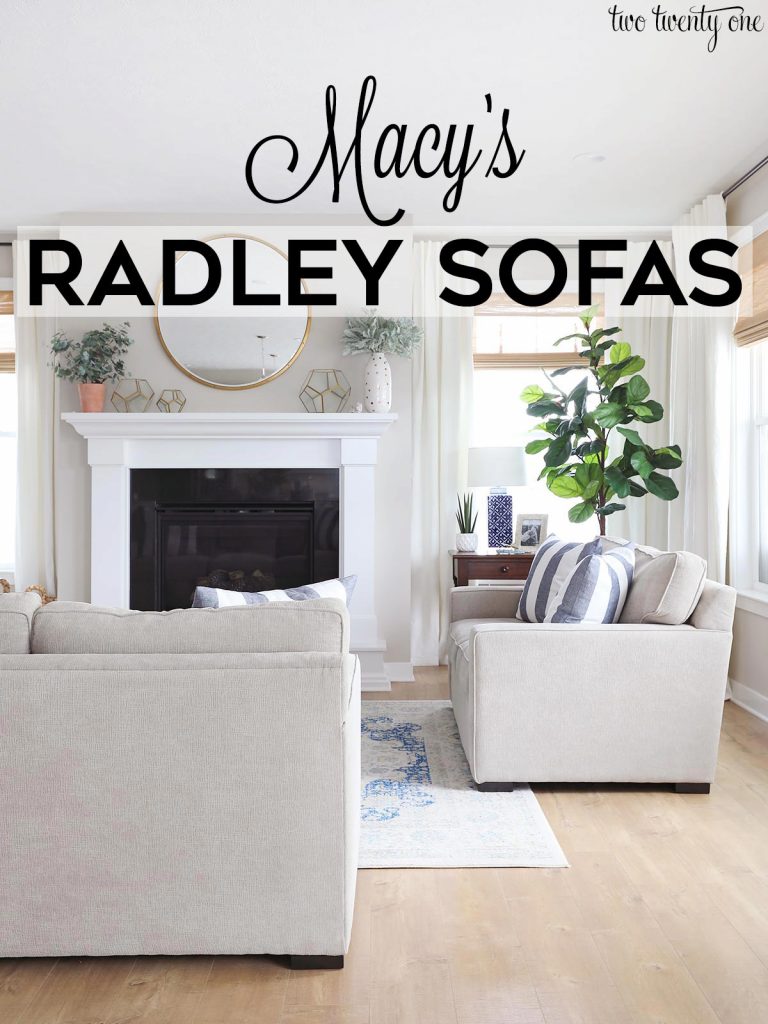 Macy's Radley sofas