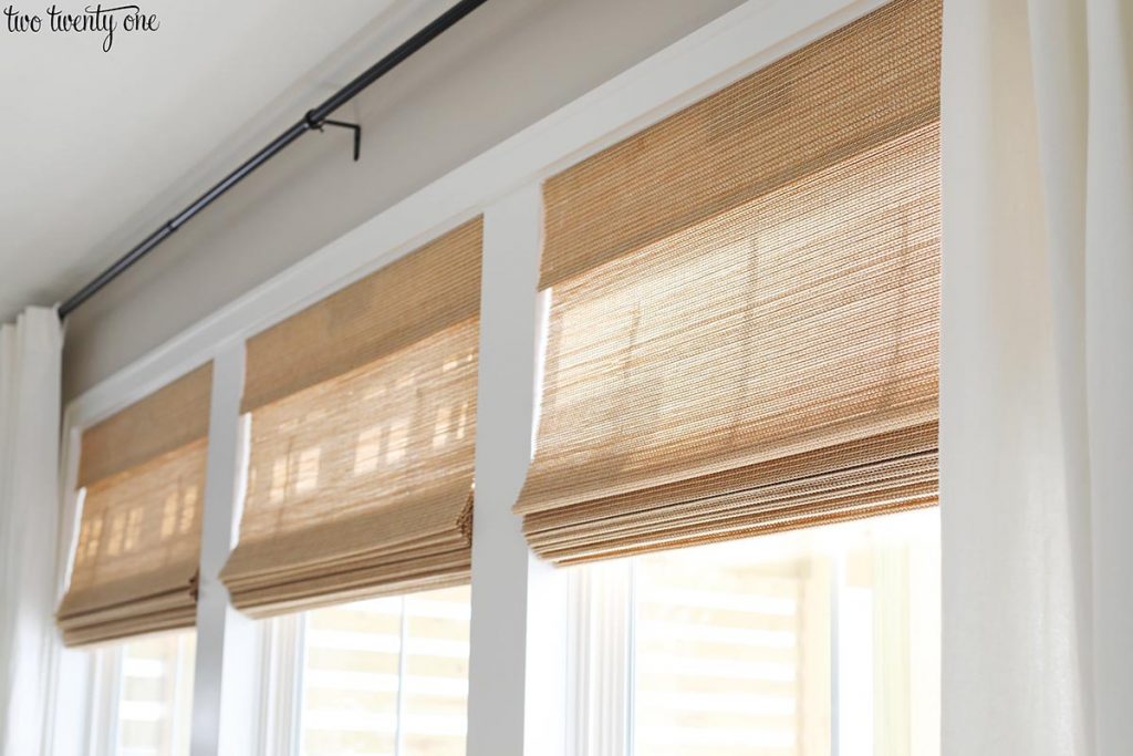 natural bamboo shades