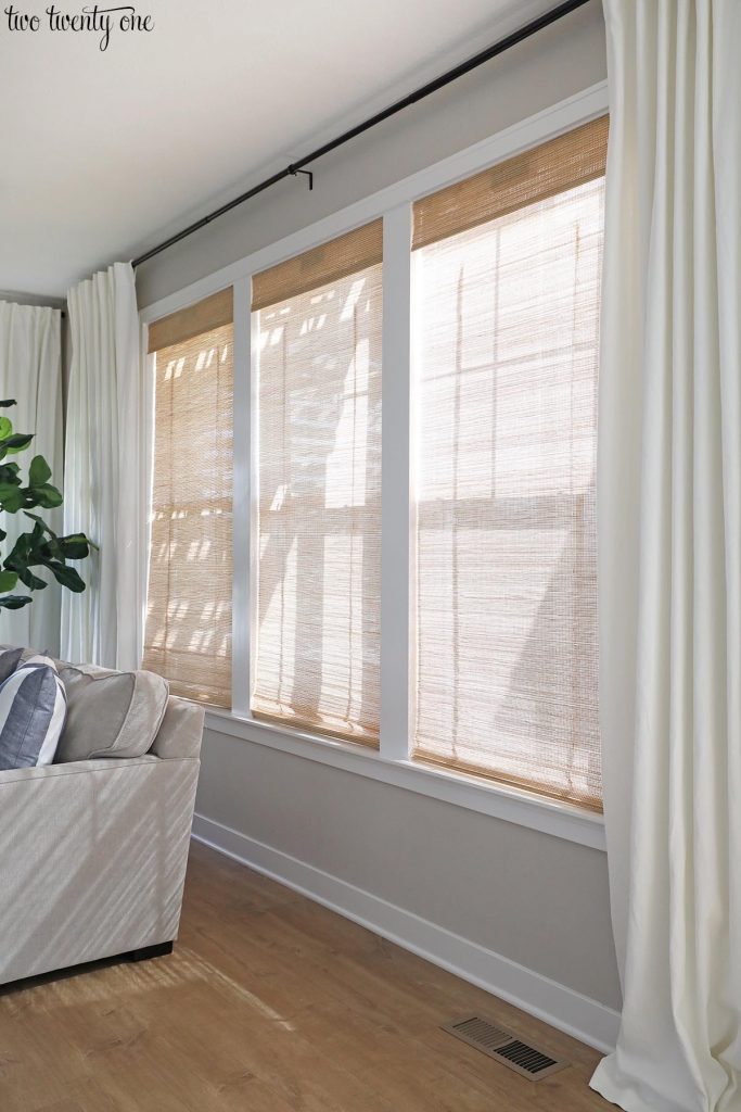 living room window treatments