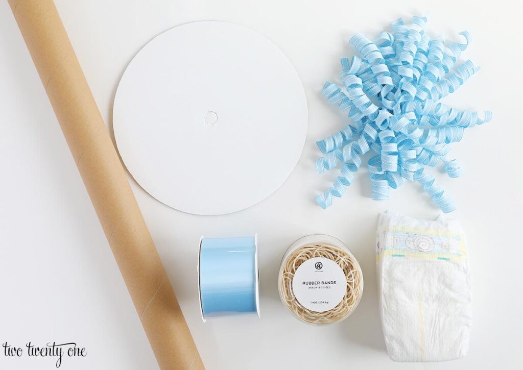diaper cake supplies